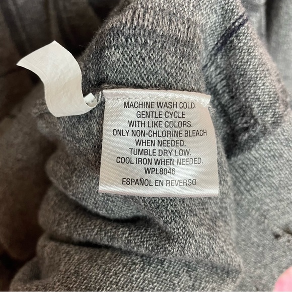 Tasso Elba Refined Grid Quarter Zip Pull Over Sz L - Picture 6 of 6